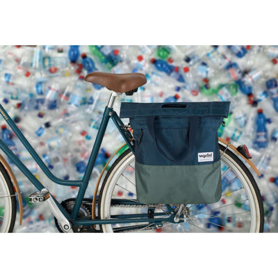 Urban Proof Fahrrad-Shopper blau-grün 20L