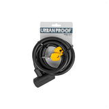 Urbanproof Spiralschloss 12mm*150cm schwarz - afbeelding 1
