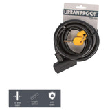 Urbanproof Spiralschloss 12mm*150cm schwarz - afbeelding 5