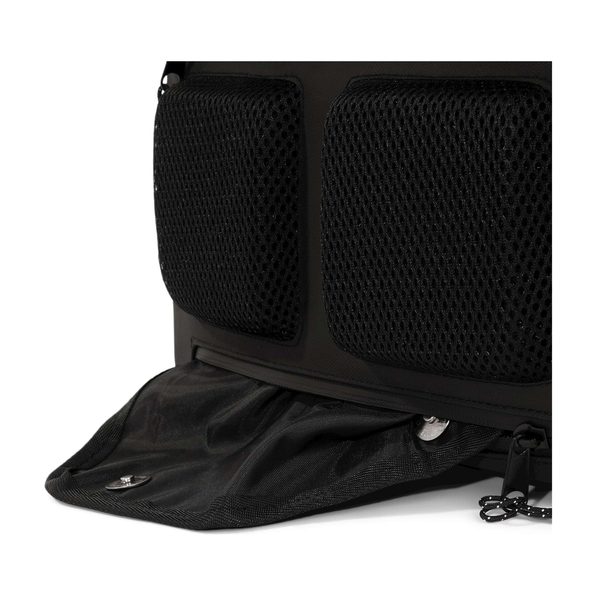 Urbanfester städtischer Frachtradtaschen -Rucksack 20l Schwarz