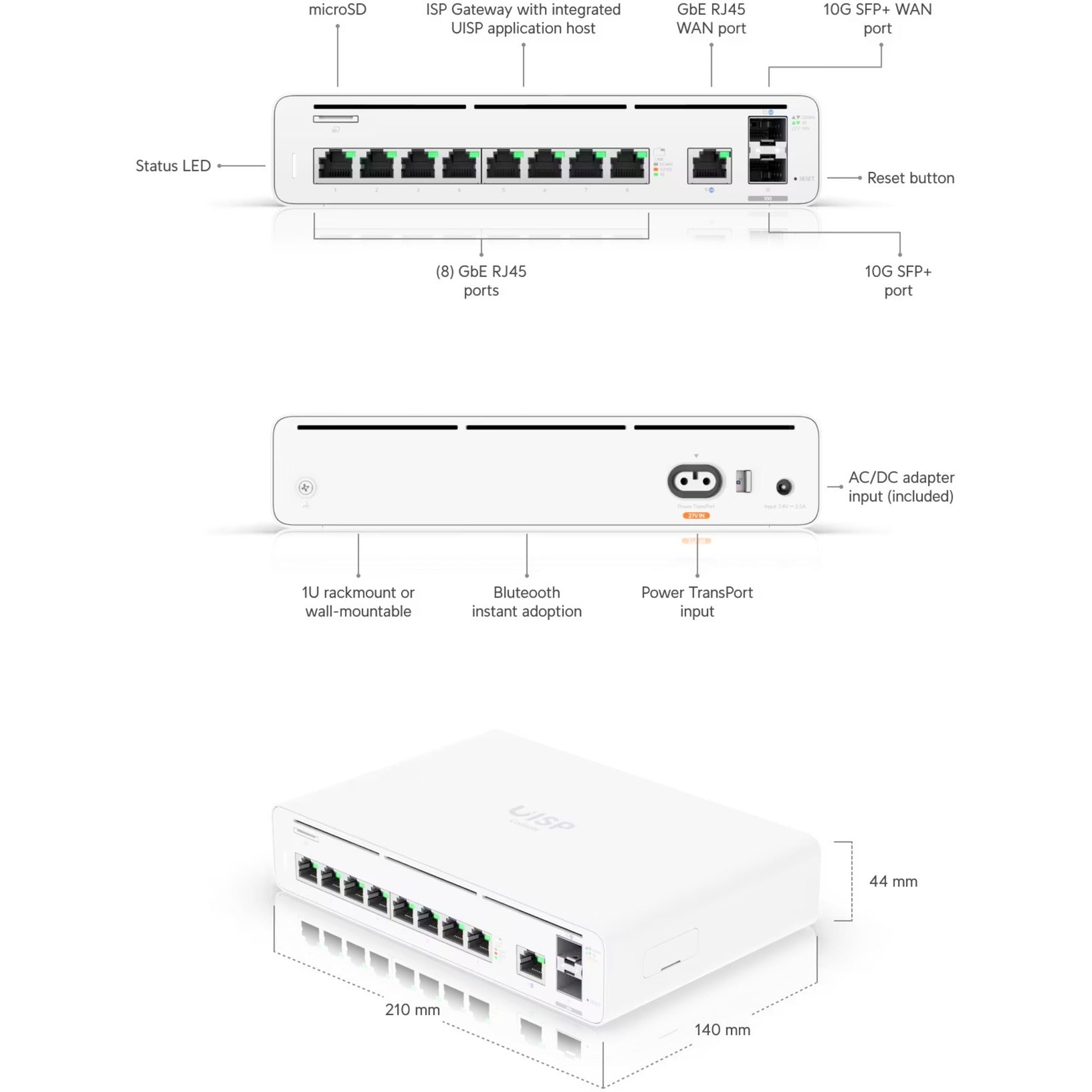 Ubiquiti UISP -Konsole