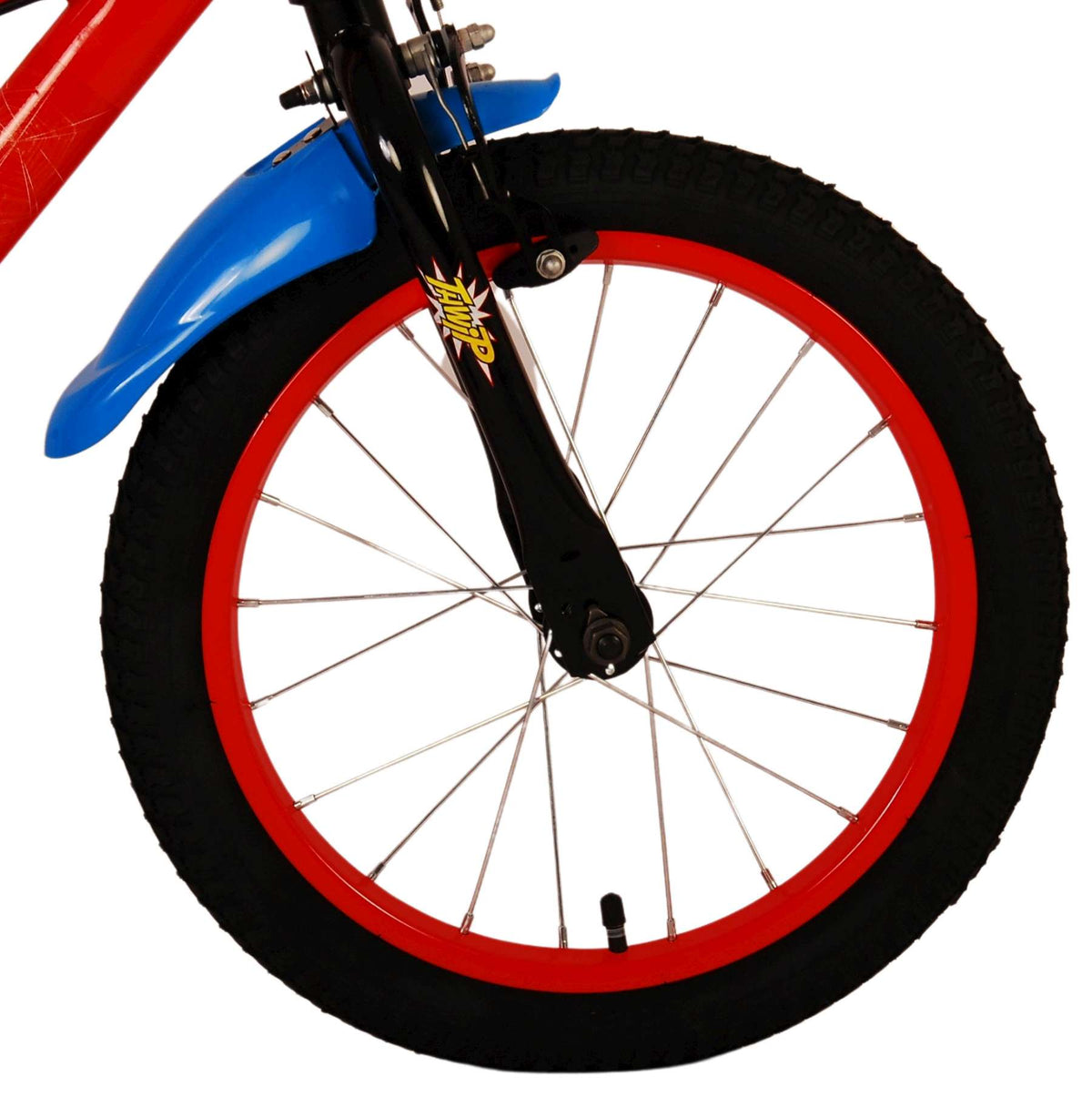 Ultimate Spider -Man Kinderbike - Jungen - 16 Zoll - Blaurot - Zwei Handbremsen