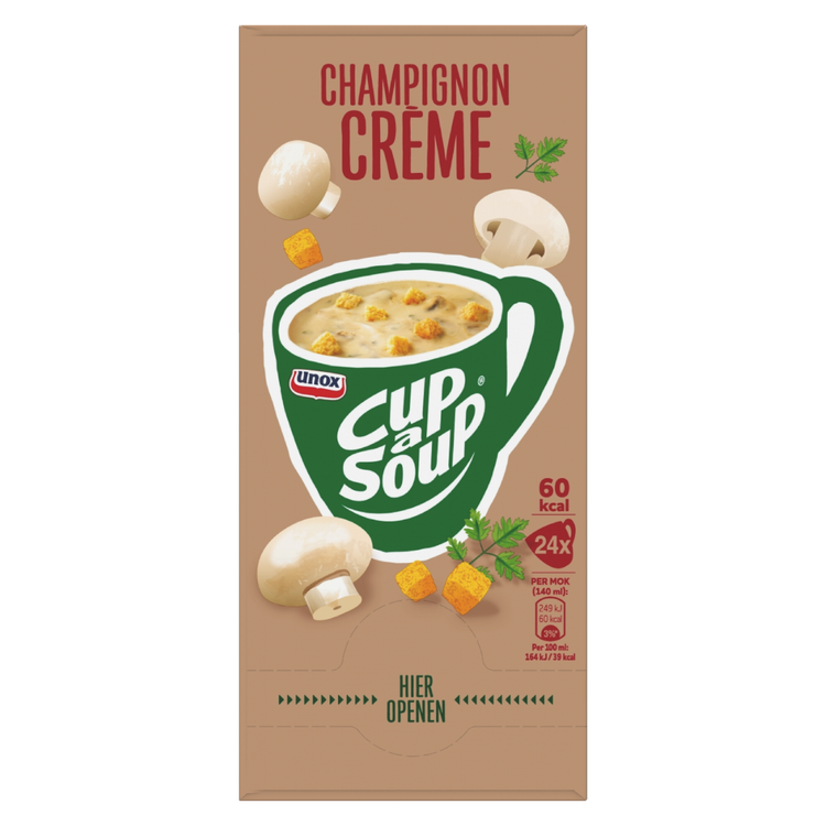 Cup-a-Suppe Unox-Pilzcreme (24x 140ml)