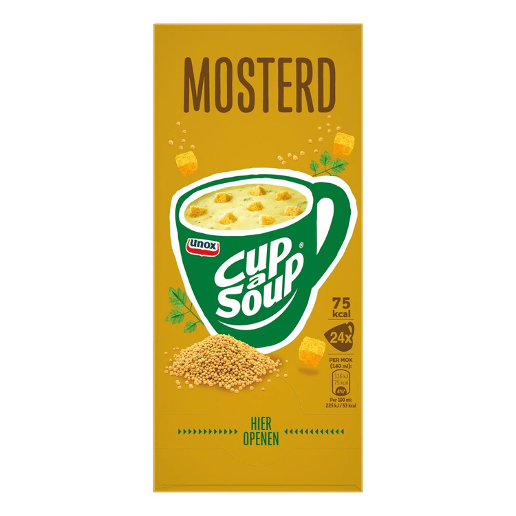 Cup-a-soup Unox-Senf (24x 140ml)
