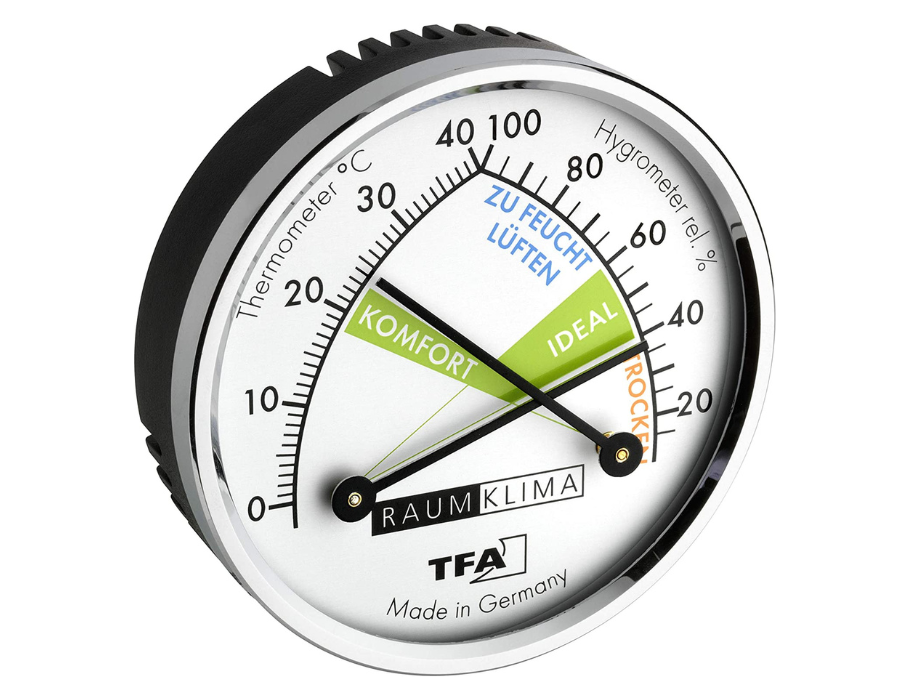 TFA -Hygrometer -Innenfeuchtigkeit und Temperatur innerhalb und Außenseite