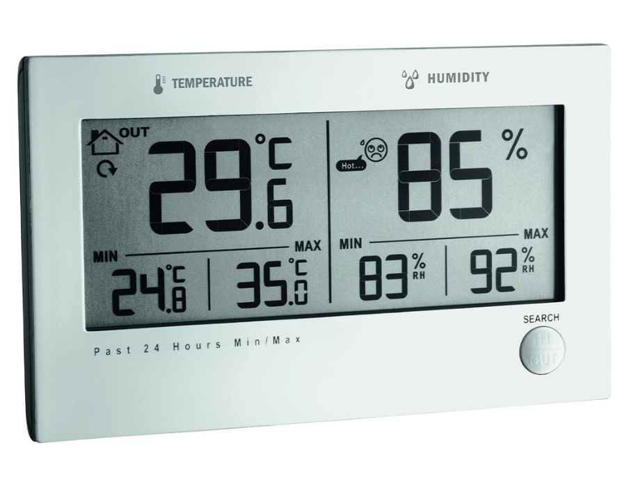 TFA Hygrometer Twin Plus Feuchtigkeit und Temperatur innerhalb und außen