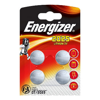 Energizer Lithium 3V -Knopfzellbatterien (CR2025) 4 Teile