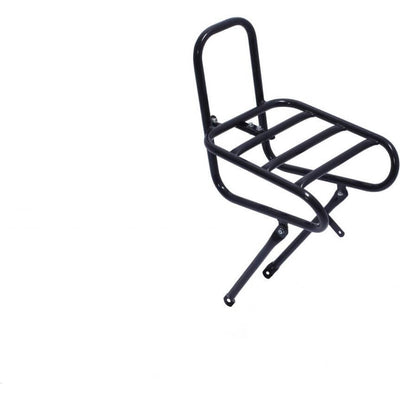 Steco Frontgepäckträger glatt schwarz 25cm
