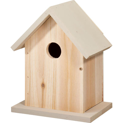 Pro Garten-Vogelhaus aus Holz, 16 x 11 x 20 cm
