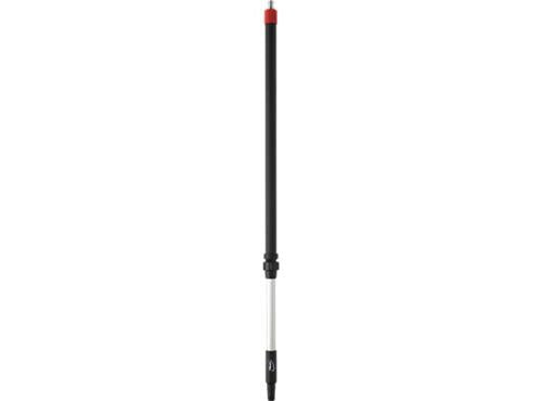 Vikan-Teleskopstiel, schwarz, 1000–1600 mm Fuß, mit Wasserdurchgang und Nito-Schnellkupplung