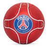 Paris Saint-Germain Fußball metallic rot Größe 5 (P24191)