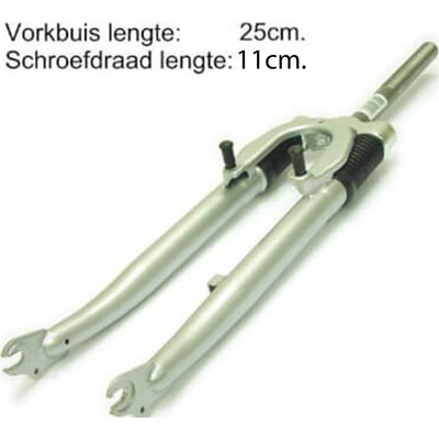 Federgabel 28 Zoll Hybrid 1 Zoll silber