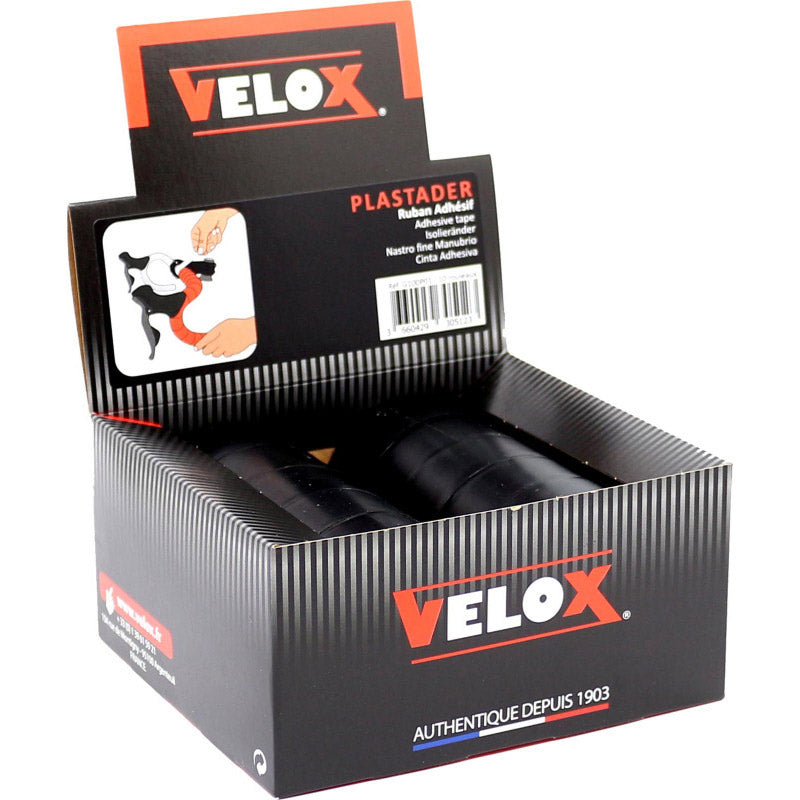 Velox Self -Adhäsive -Klebeband Plastauder 101 8x20mm schwarz (10st)