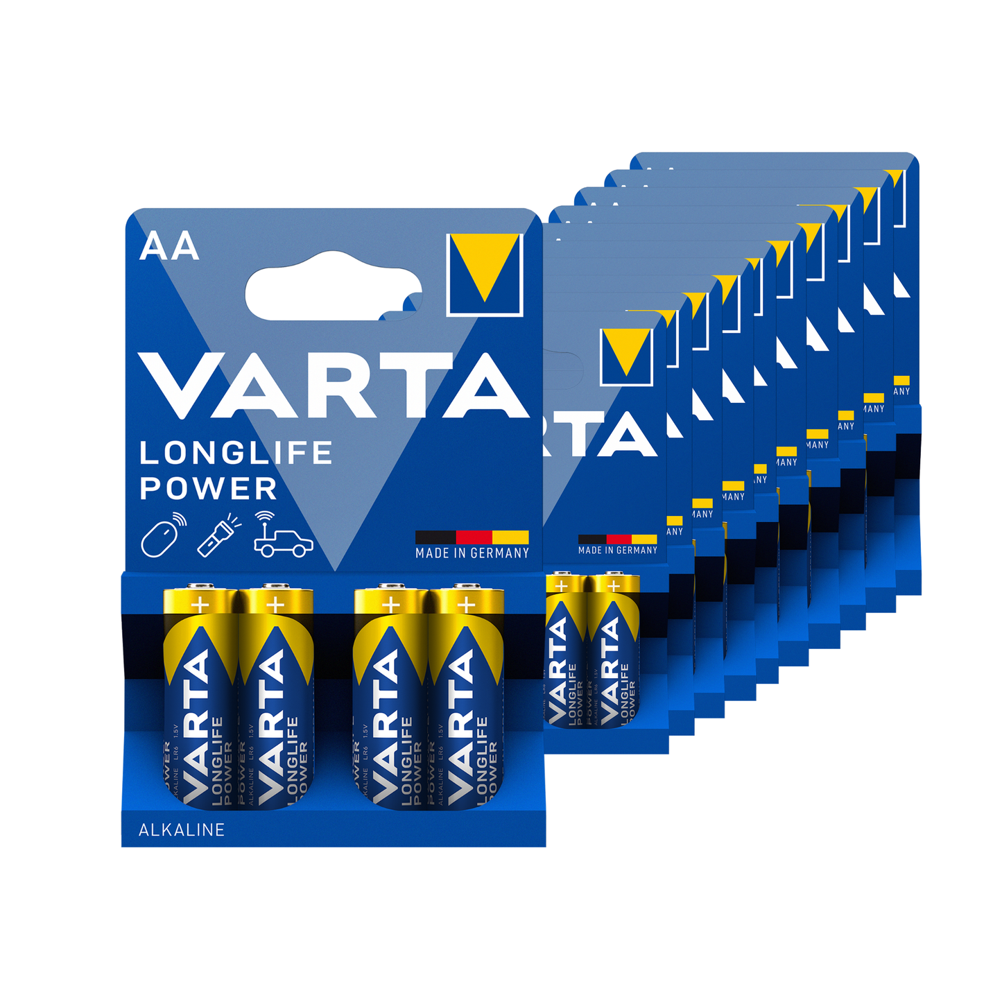 Varta AA Longlife Power Alkalibatterien (20x 4 Stück)