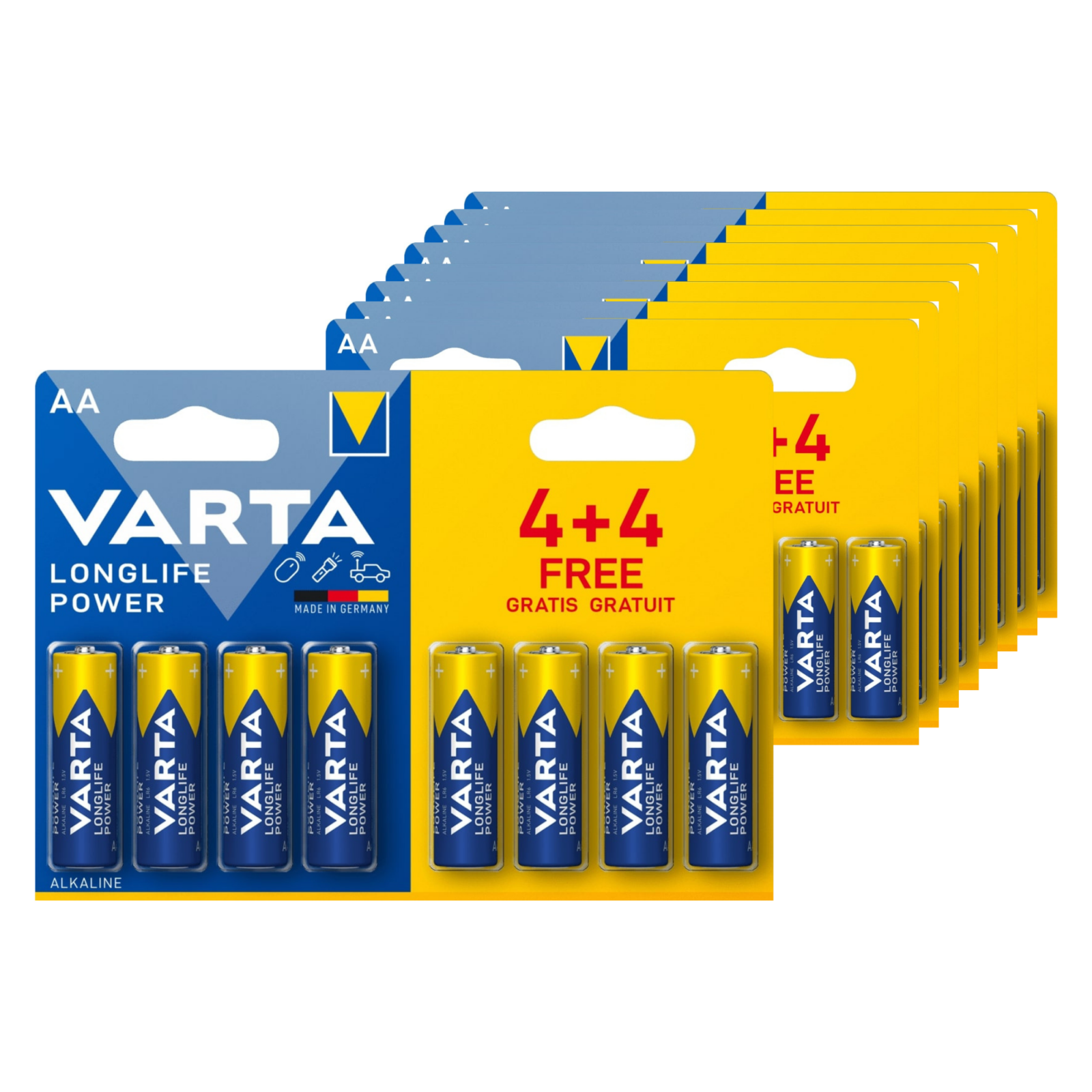 Varta Longlife Power AA 4 + 4 (20 Stück)