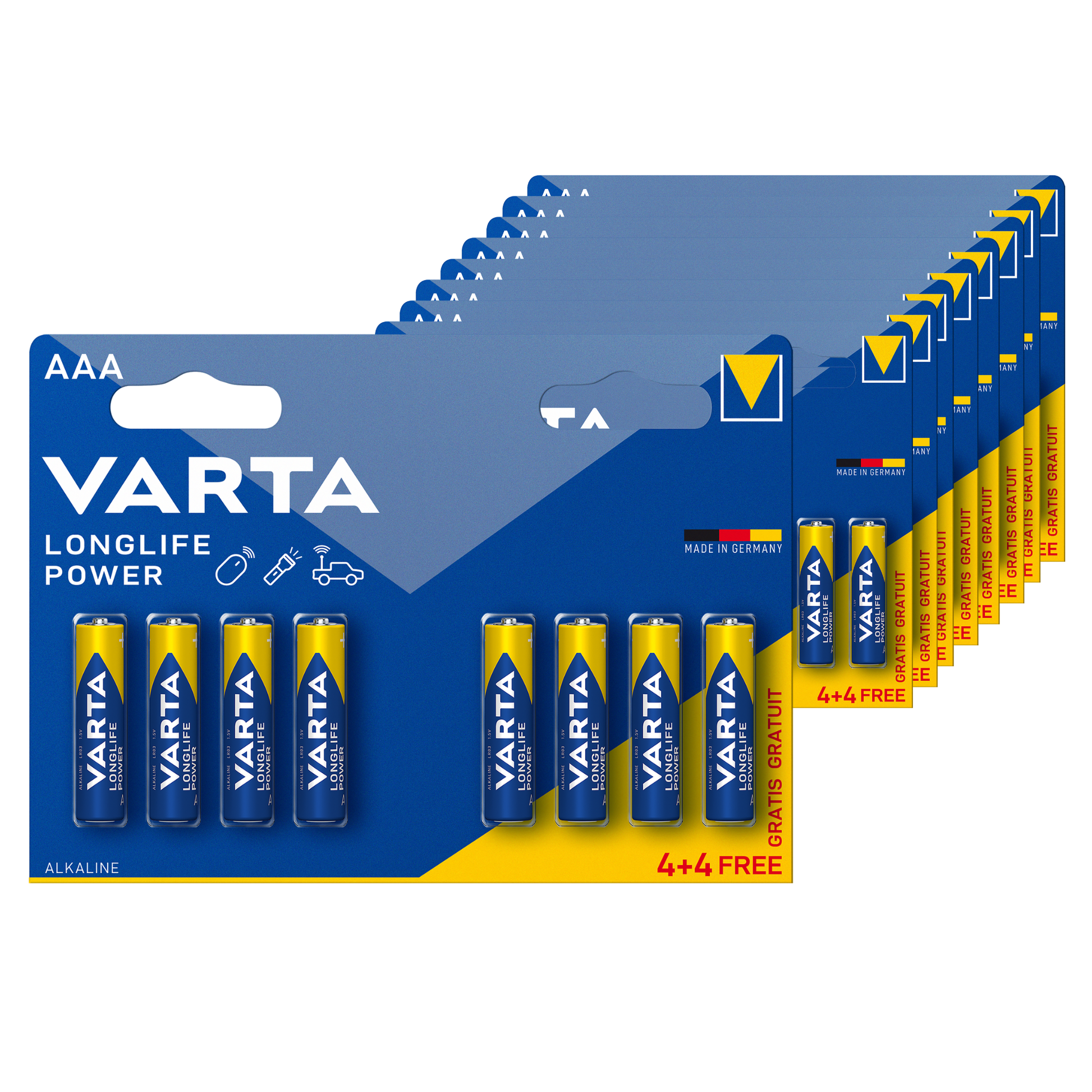 Varta Longlife Power AAA 4 + 4 (20 Stück)