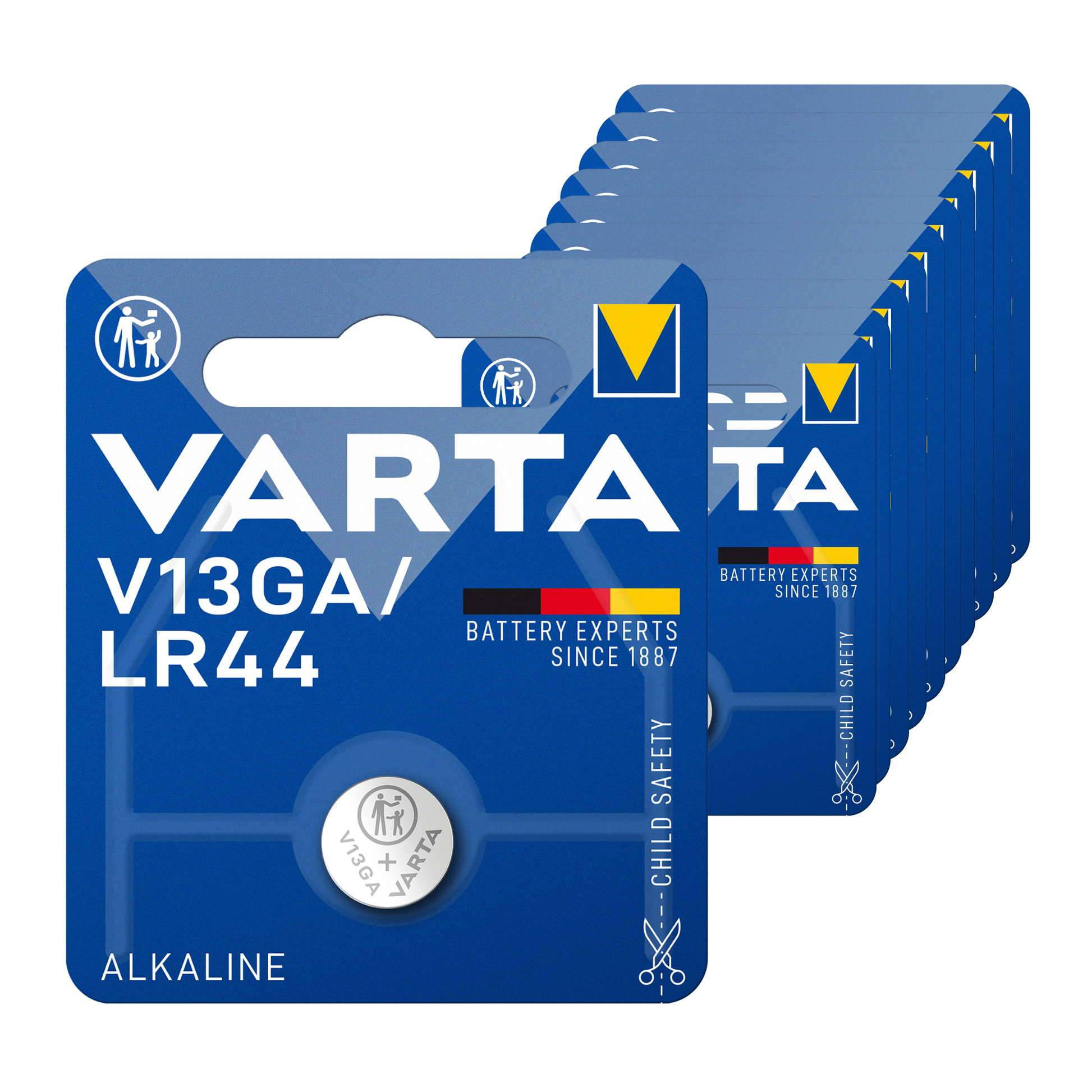 Varta -Taste -Zelle V13GA LR44 1,5 V (P10)