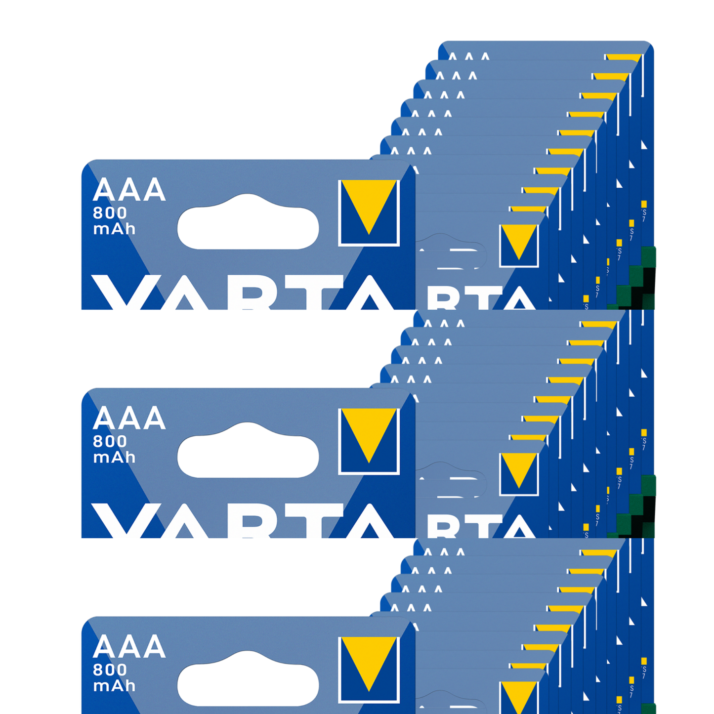 Varta wiederaufladbar HR03 800mAh AAA Blister (10x 4 Stück)