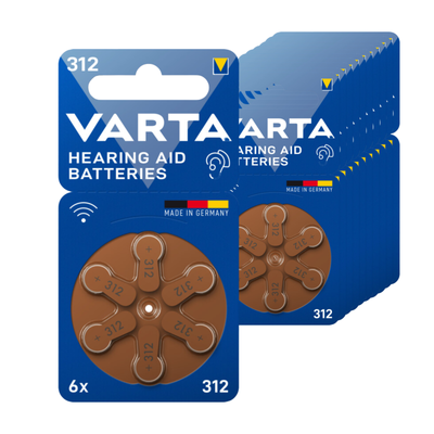 Varta Hörgerätebatterien 312 Blister (10x 6 Stück)