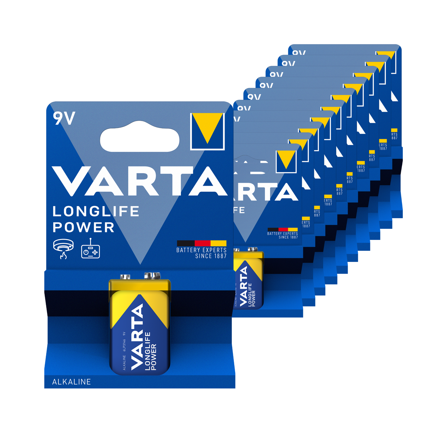 Varta Longlife Power Block E 6LR61 9V (10 Stück)