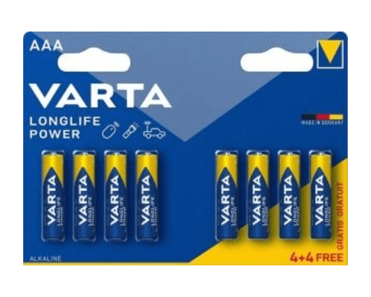 Varta Longlife Power AAA Einzelblister 8 (10x 8 Stück)