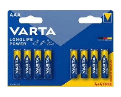 Varta Longlife Power AAA Einzelblister 8 (10x 8 Stück)