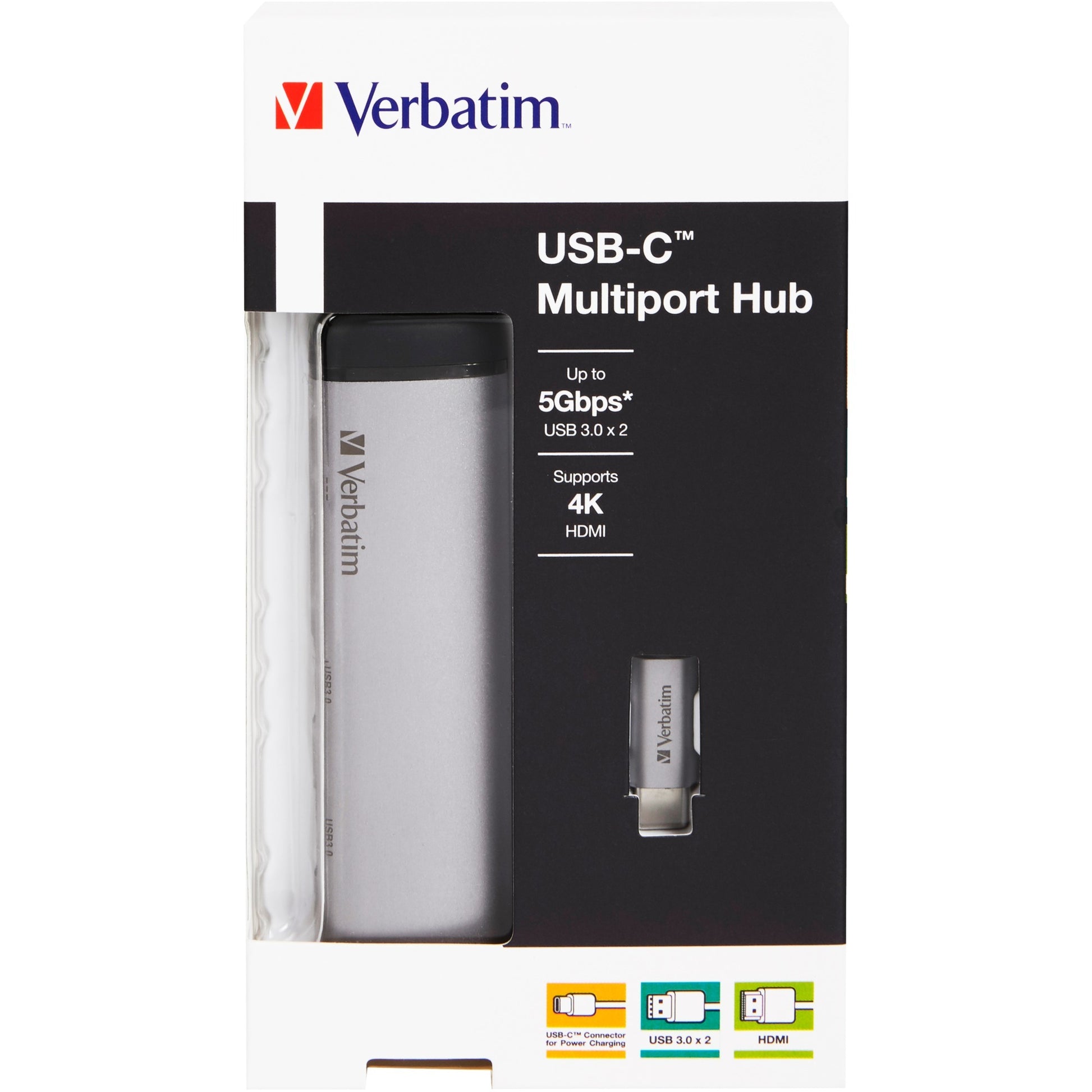Wörtlich USB 3.2 Gen 1 Multiport Hub, USB-C> 2x USB-A + Us