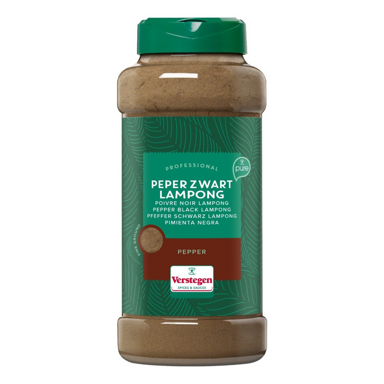 Verstegen Pfeffer schwarzer Lampong gemahlen (475gr)