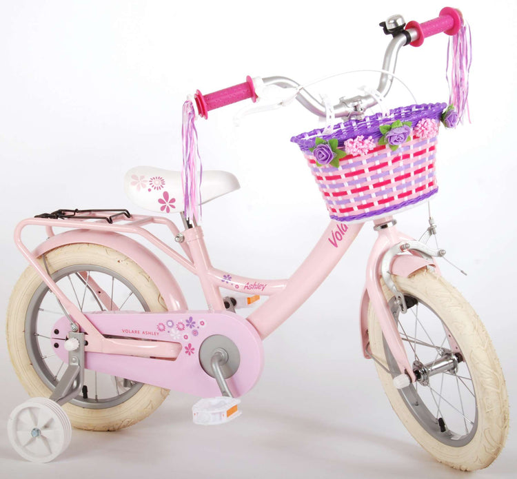 Volare Ashley Children's Bicycle - Mädchen - 14 Zoll - Pink - 95% versammelte sich