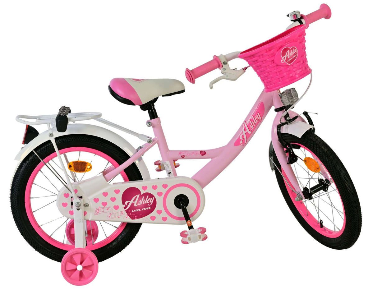Volare Ashley Kinderfahrrad – Mädchen – 16 Zoll – Rosa