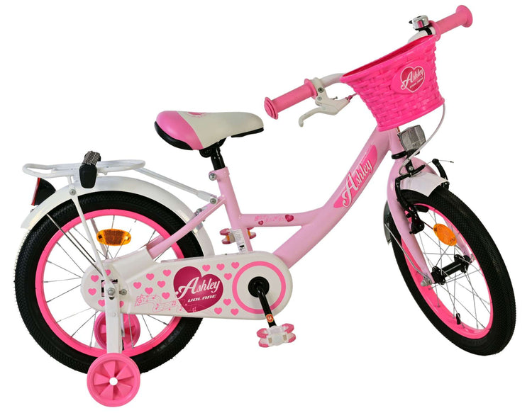 Volare Ashley Kinderfahrrad – Mädchen – 16 Zoll – Rosa