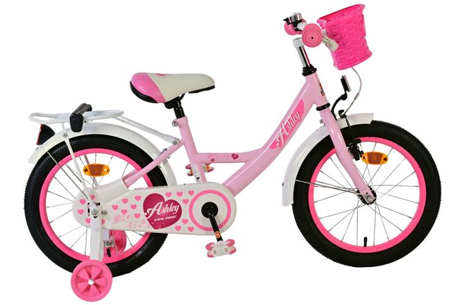 Volare Ashley Kinderfahrrad – Mädchen – 16 Zoll – Rosa