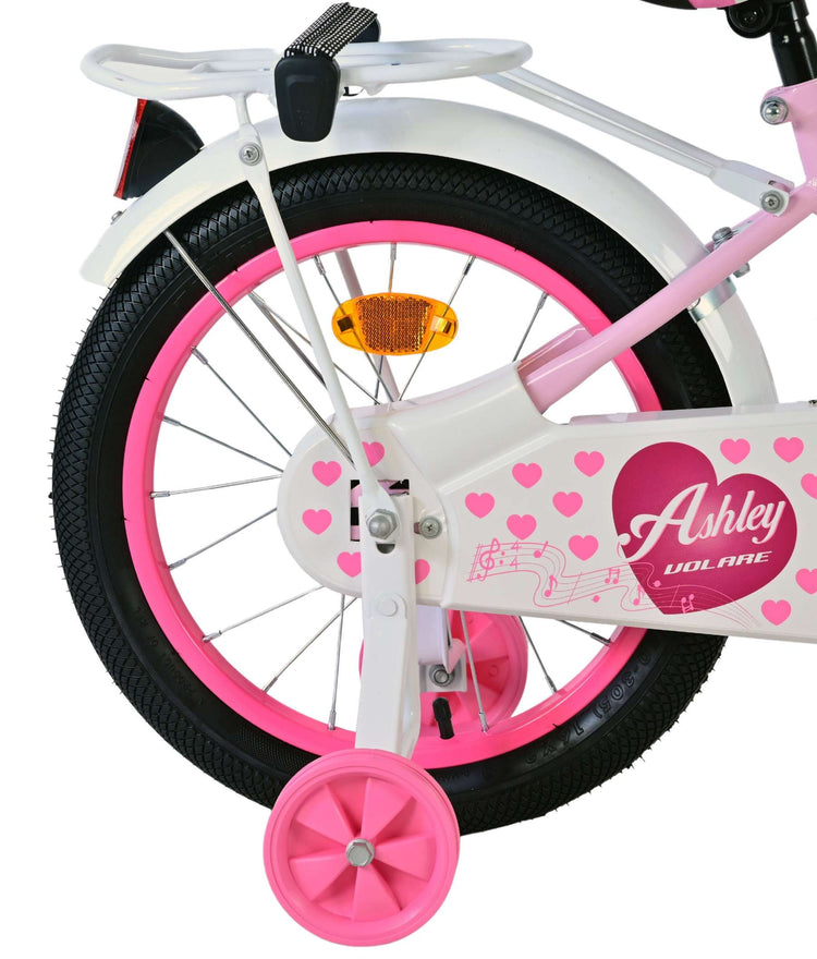 Volare Ashley Kinderfahrrad – Mädchen – 16 Zoll – Rosa