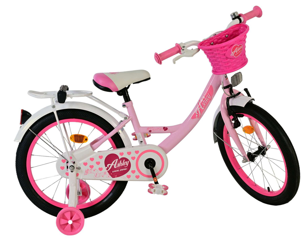 Volare Ashley Kinderfahrrad – Mädchen – 18 Zoll – Rosa