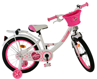 Volare Ashley Kinderfahrrad – Mädchen – 18 Zoll – Weiß