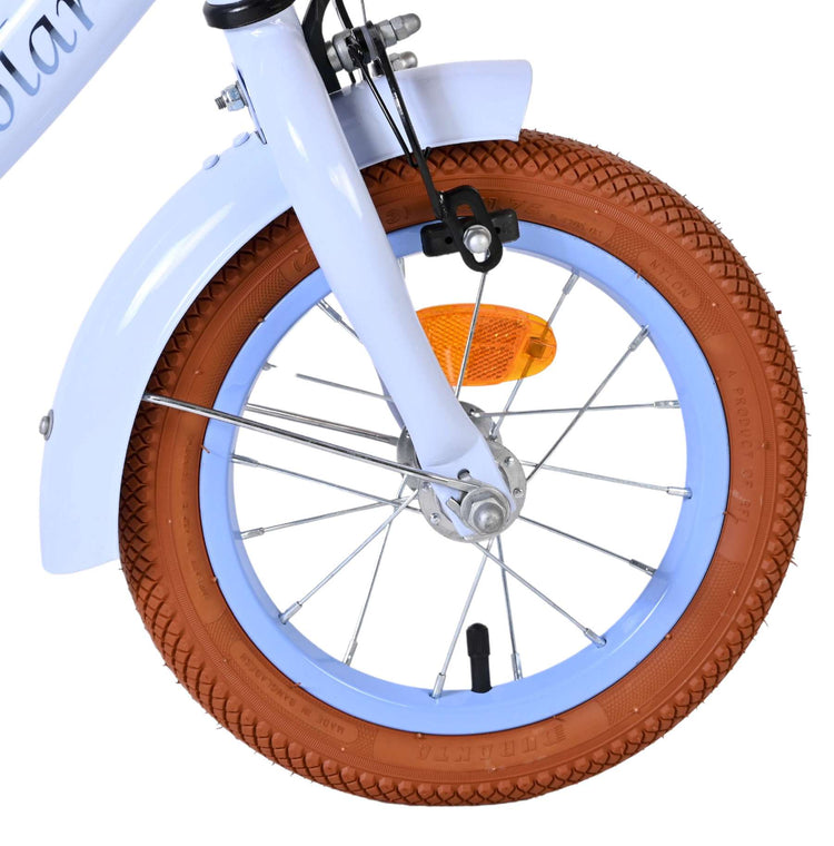 Volare Ashley Kinderfahrrad – Mädchen – 12 Zoll – Pastellblau – zwei Handbremsen