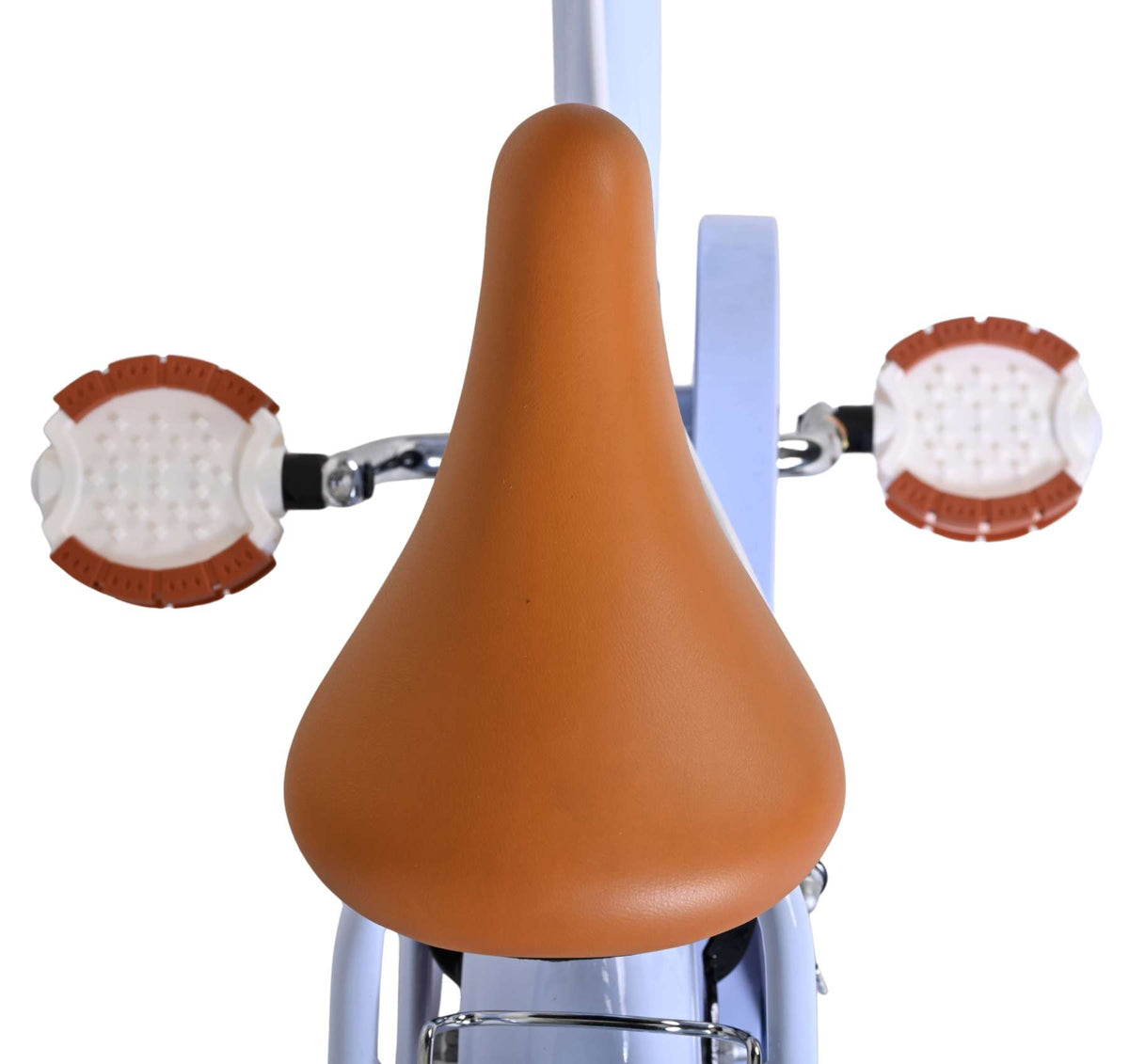 Volare Ashley Kinderfahrrad – Mädchen – 12 Zoll – Pastellblau – zwei Handbremsen
