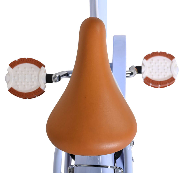 Volare Ashley Kinderfahrrad – Mädchen – 12 Zoll – Pastellblau – zwei Handbremsen