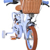 Volare Ashley Kinderfahrrad – Mädchen – 12 Zoll – Pastellblau – zwei Handbremsen