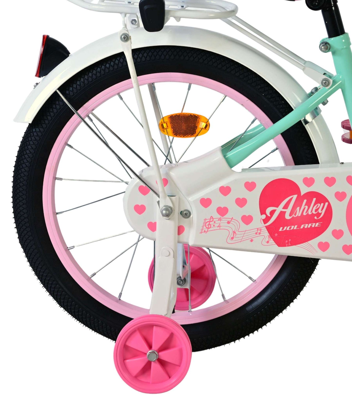 Volare Ashley Kinderfahrrad – Mädchen – 18 Zoll – Grün