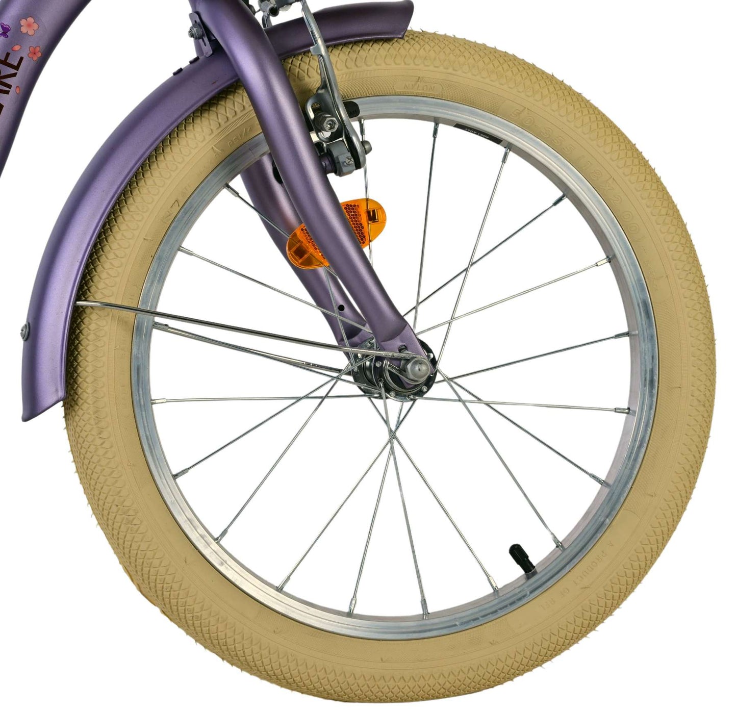 Volare Blossom Kinderfahrrad - Mädchen - 18 Zoll - Lila