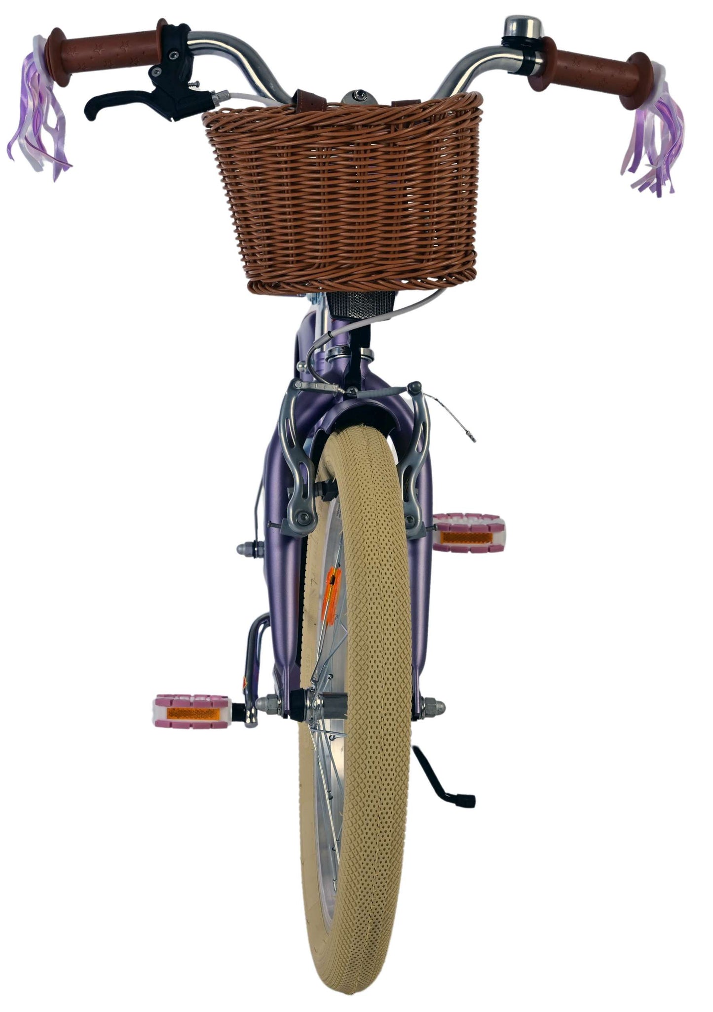 Volare Blossom Kinderfahrrad - Mädchen - 18 Zoll - Lila