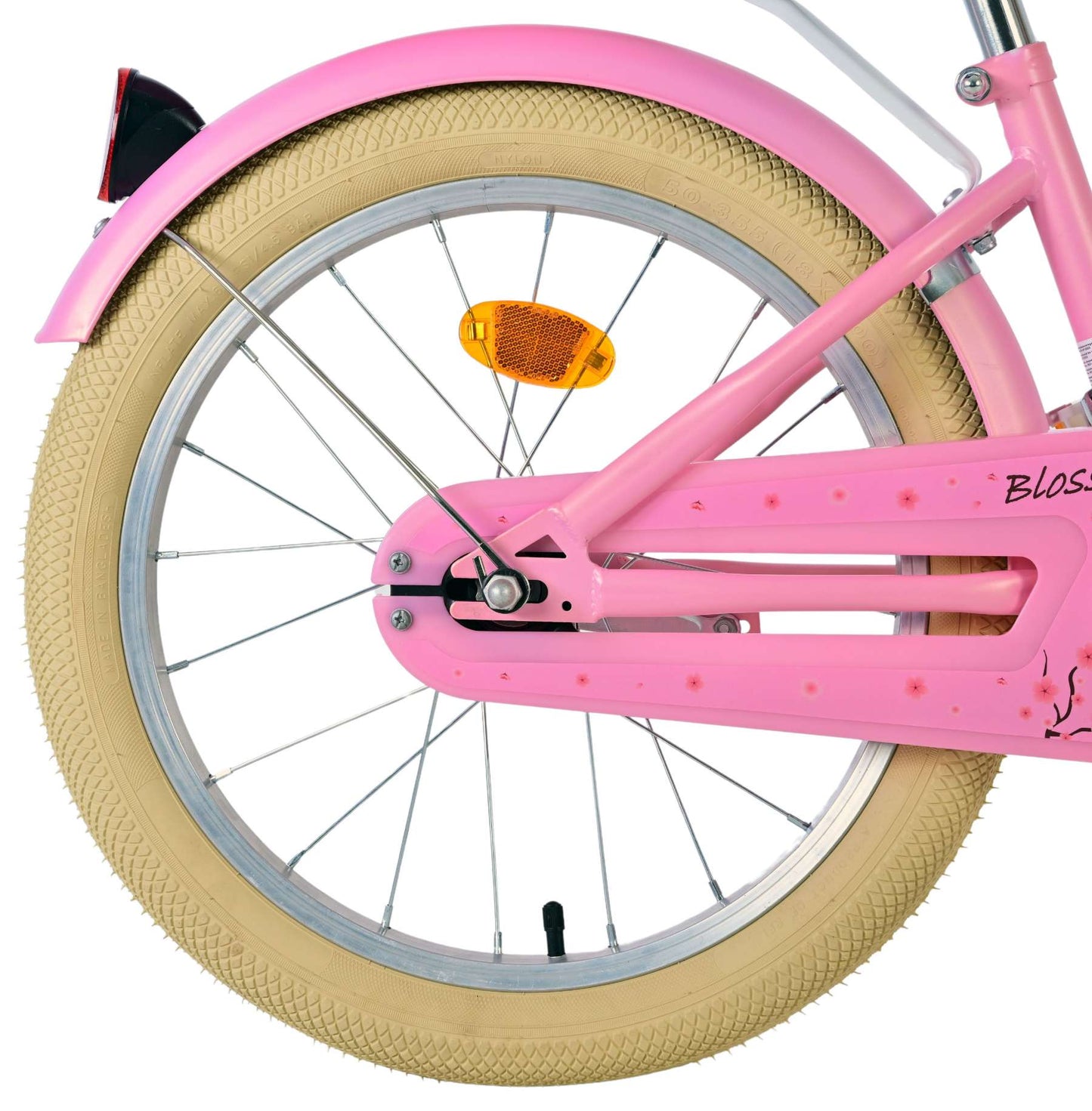Volare Blossom Kinderfahrrad – Mädchen – 18 Zoll – Rosa
