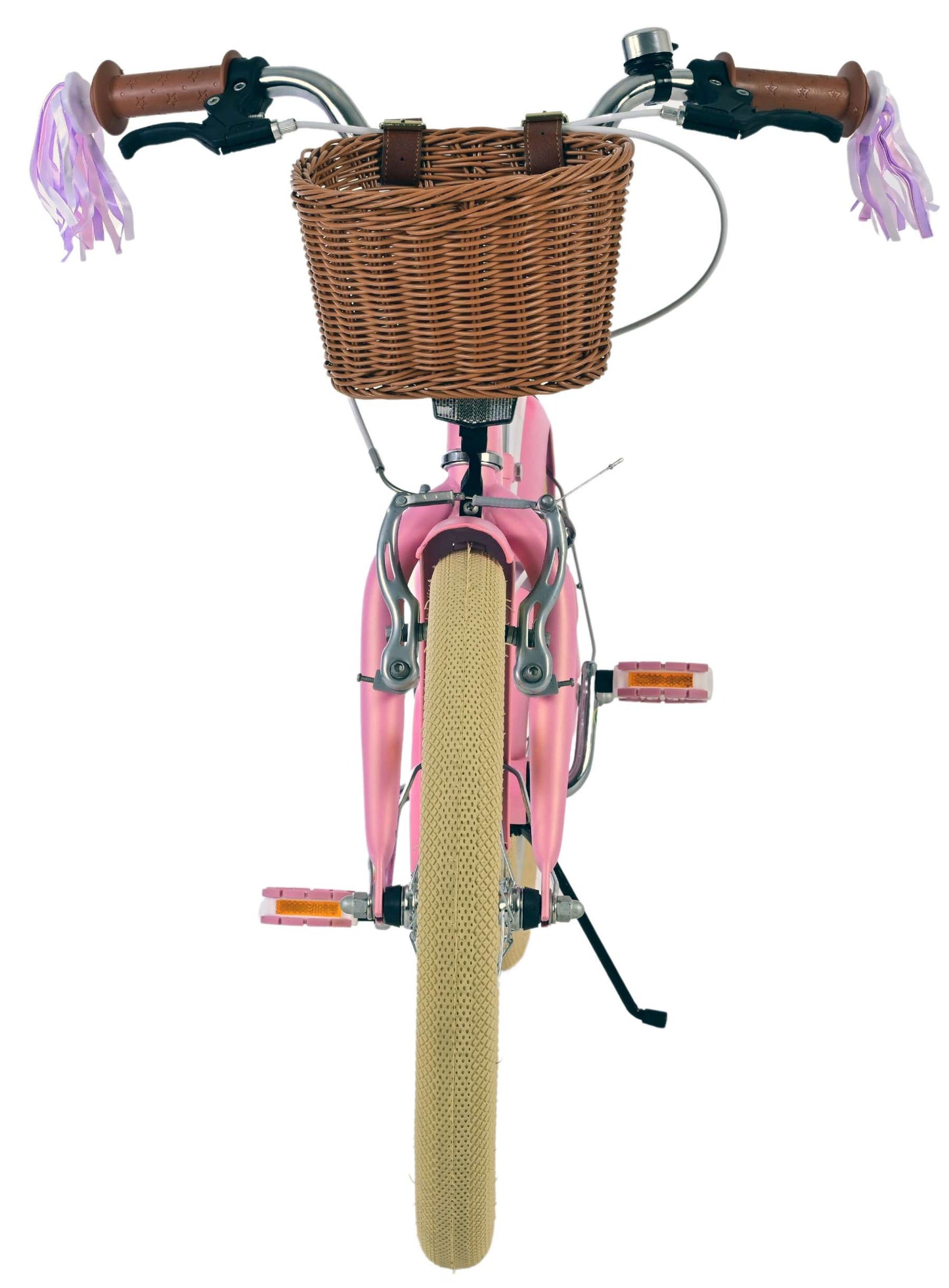 Volare Blossom Kinderfahrrad – Mädchen – 18 Zoll – Pink – zwei Handbremsen