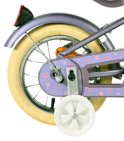 Volare Blossom Kinderfahrrad – Mädchen – 12 Zoll – Lila