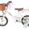 Volare Blossom Kinderfahrrad - Mädchen - 12 Zoll - Weiß