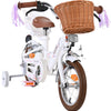 Volare Blossom Kinderfahrrad – Mädchen – 12 Zoll – weiß – zwei Handbremsen