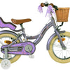 Volare Blossom Children's Bicycle Girls 14 Zoll lila zwei Handbremsen