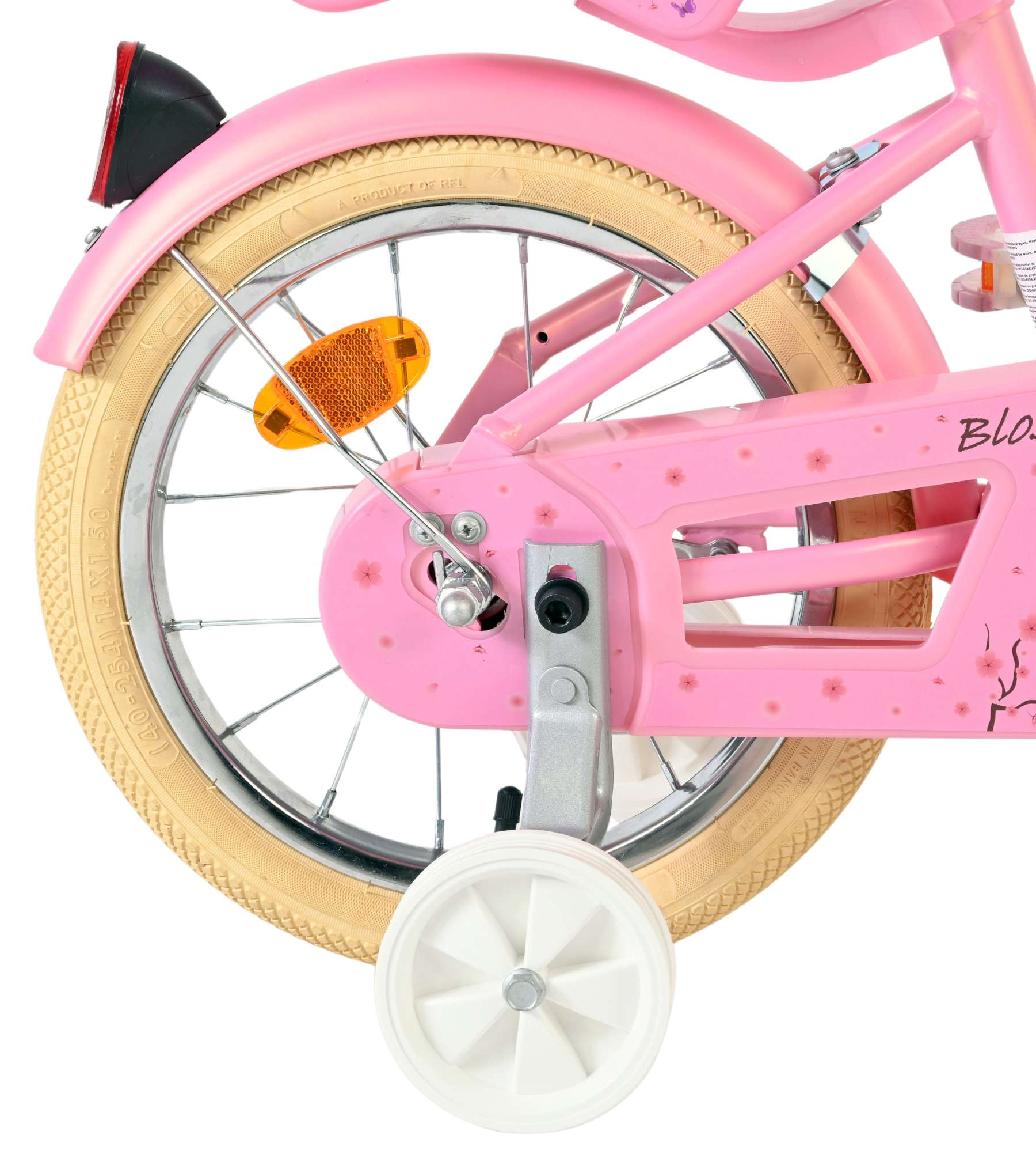 Volare Blossom Kinderfahrrad – Mädchen – 14 Zoll – Rosa