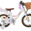 Volare Blossom Children's Bicycle Girls 14 Zoll weiße zwei Handbremsen